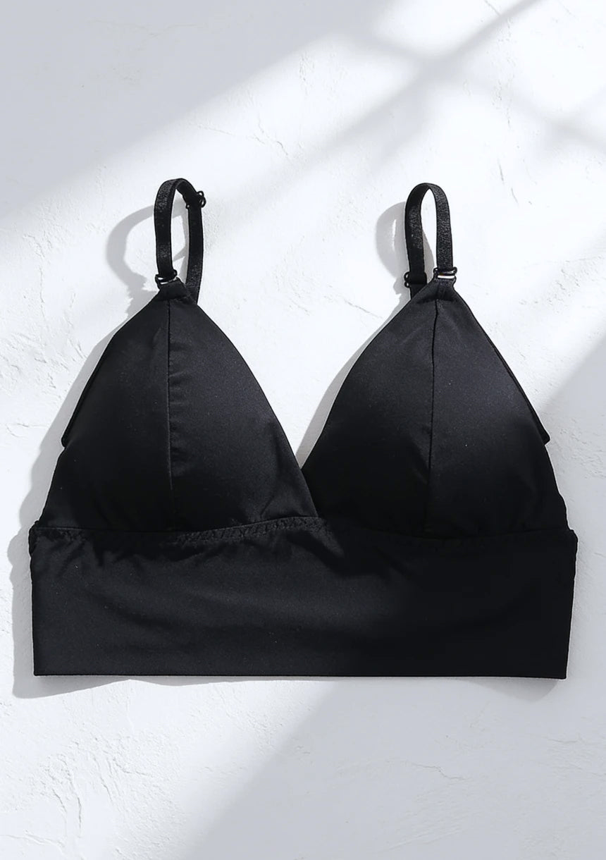 Biustonosz bralette z obniżonym zapięciem