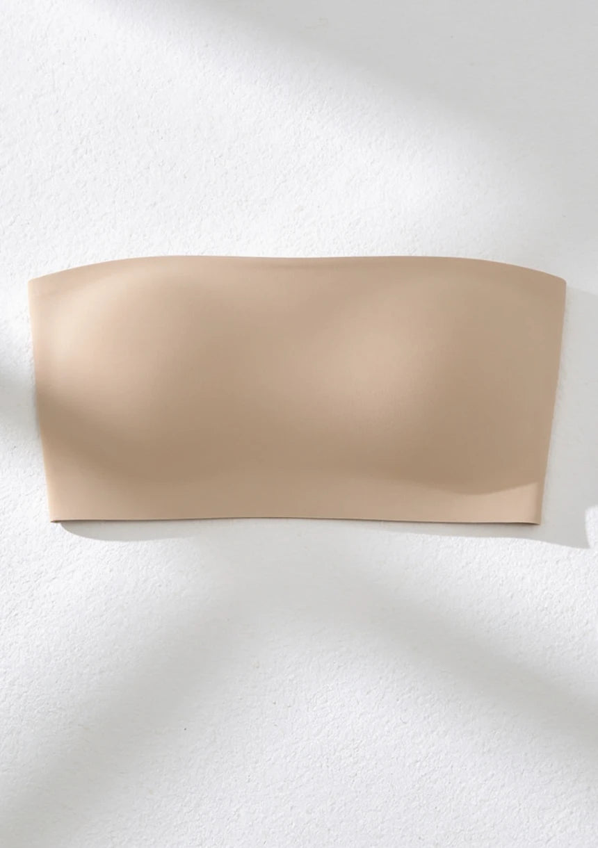 Biustonosz bandeau bez ramiączek