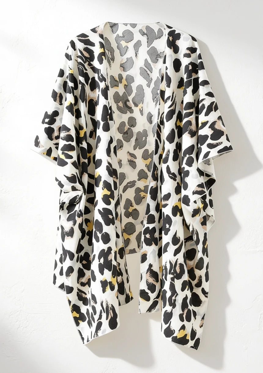 Narzutka na plażę w panterkę