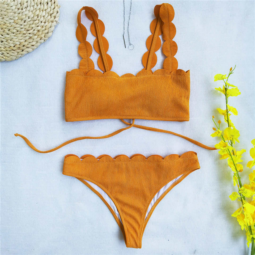 Strój kąpielowy dwuczęściowy bikini w formie topu