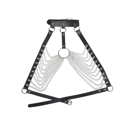 Harness na piersi z regulowanymi zapięciami