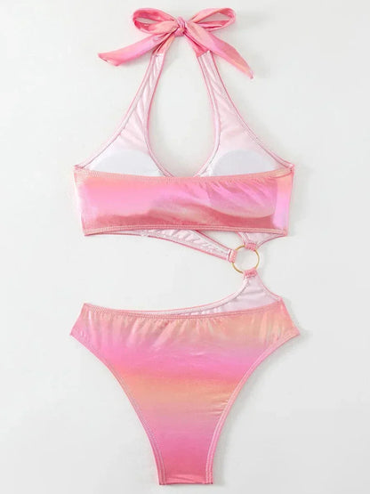 Stylowy monokini z wyciętym dekoltem