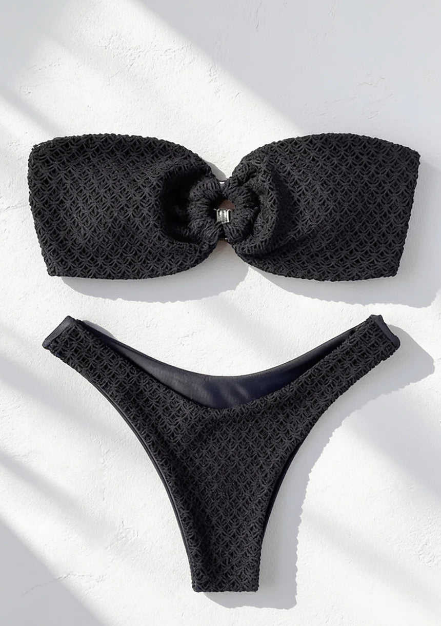 Dwuczęściowy strój kąpielowy bandeau