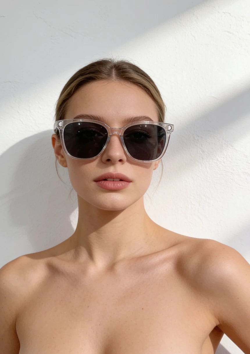 Damskie okulary przeciwsłoneczne wayfarer