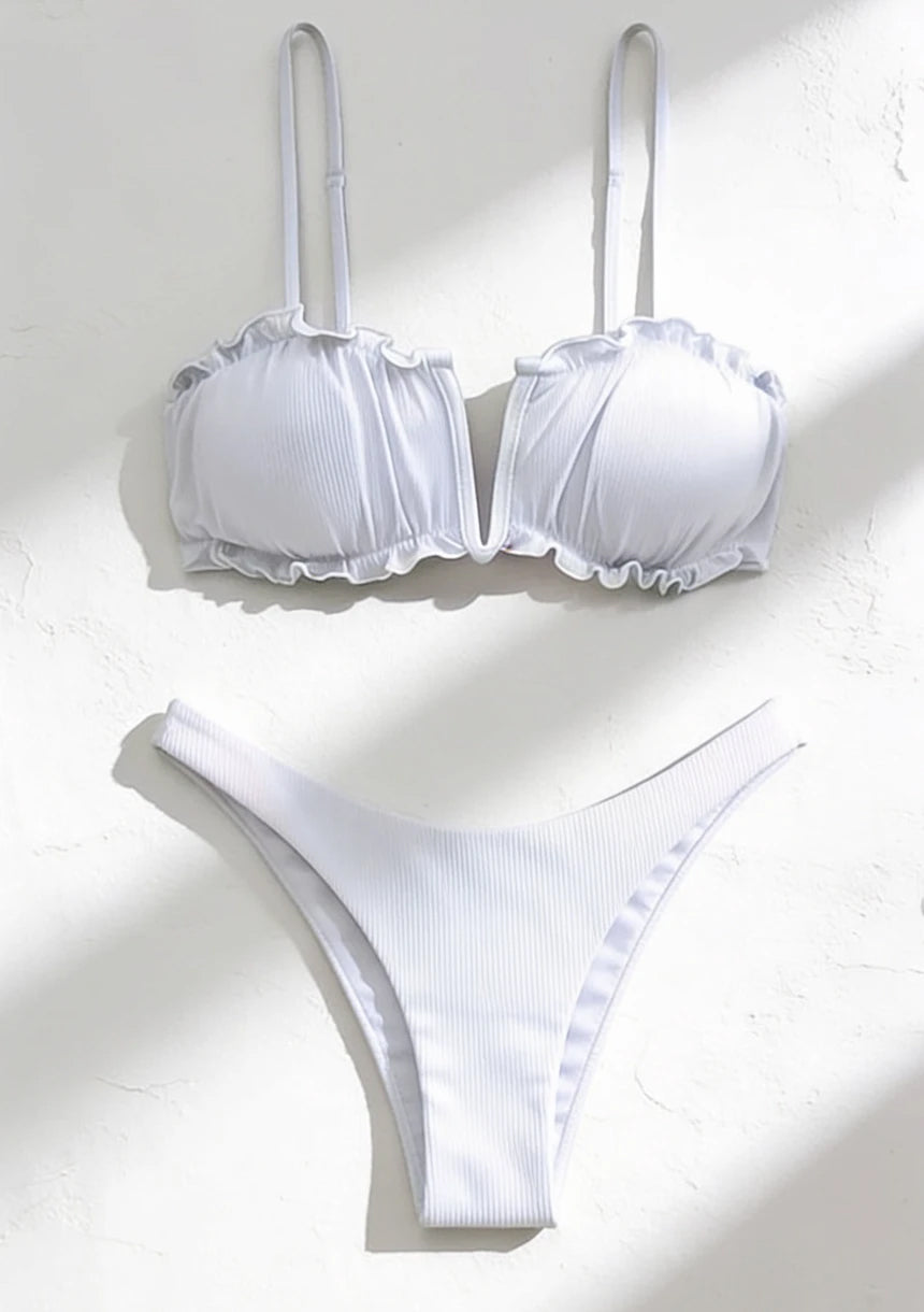 Dwuczęściowy strój kąpielowy bikini push-up