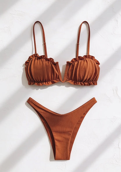 Dwuczęściowy strój kąpielowy bikini push-up