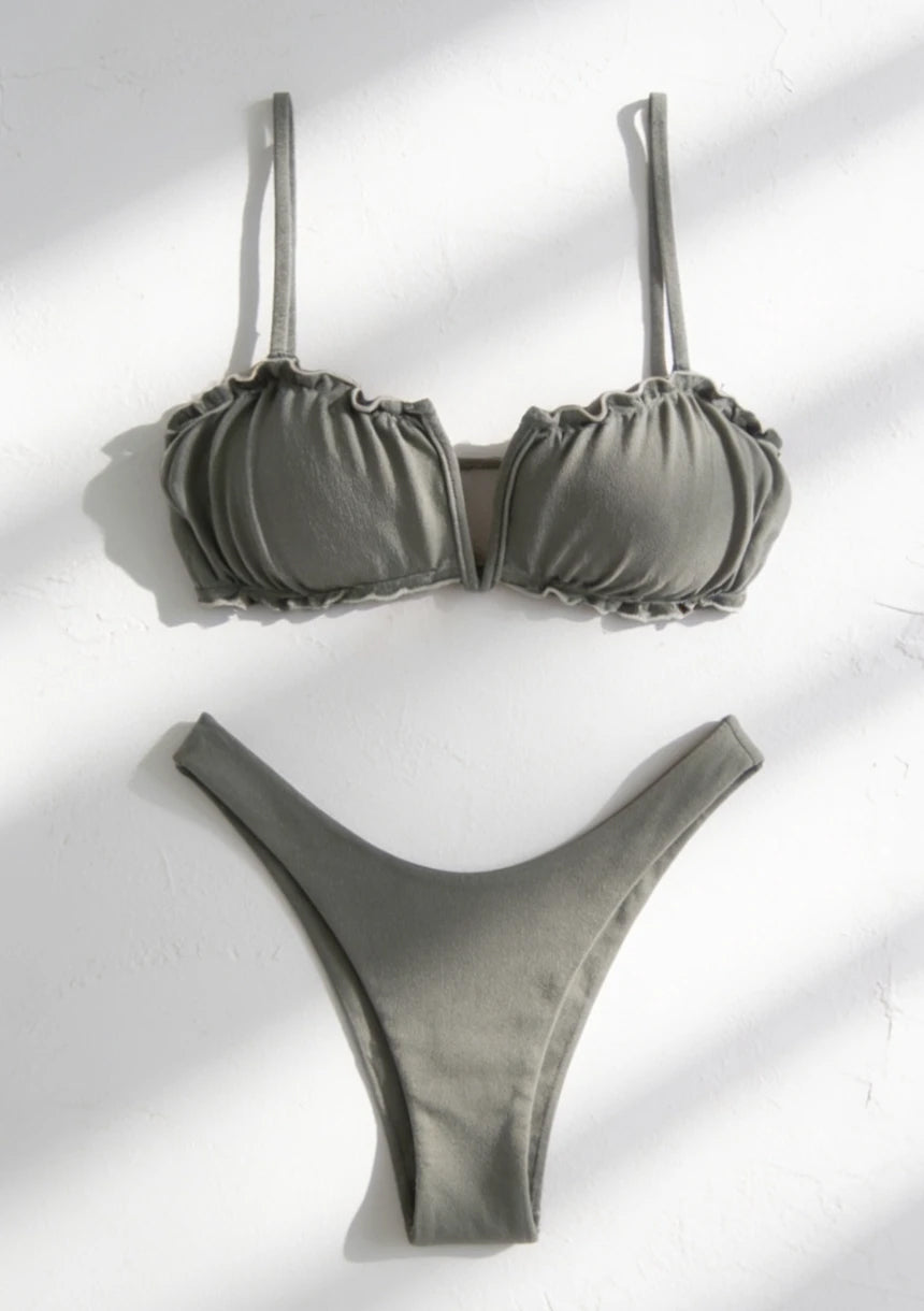 Dwuczęściowy strój kąpielowy bikini push-up
