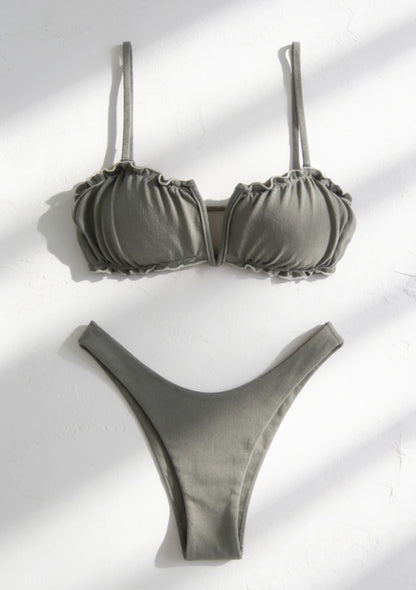 Dwuczęściowy strój kąpielowy bikini push-up