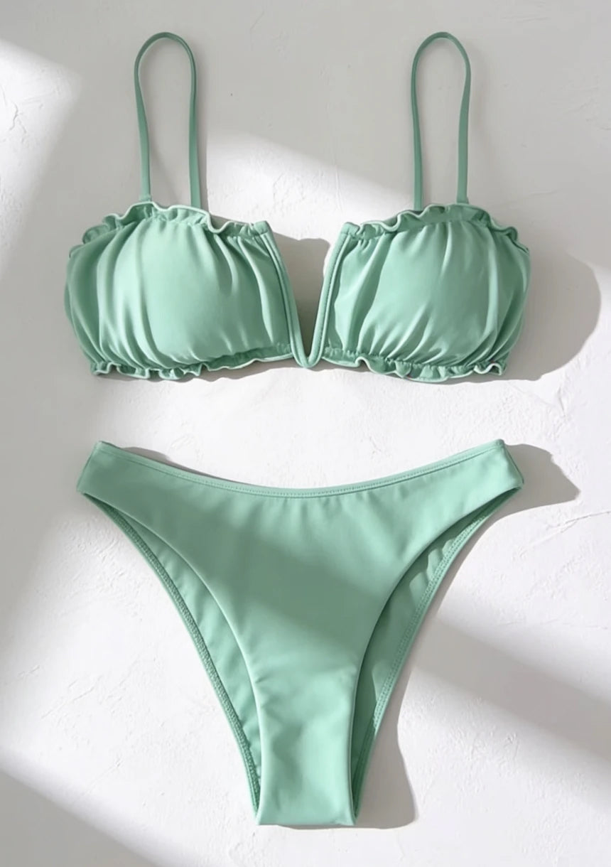 Dwuczęściowy strój kąpielowy bikini push-up