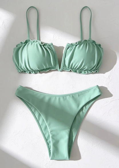Dwuczęściowy strój kąpielowy bikini push-up