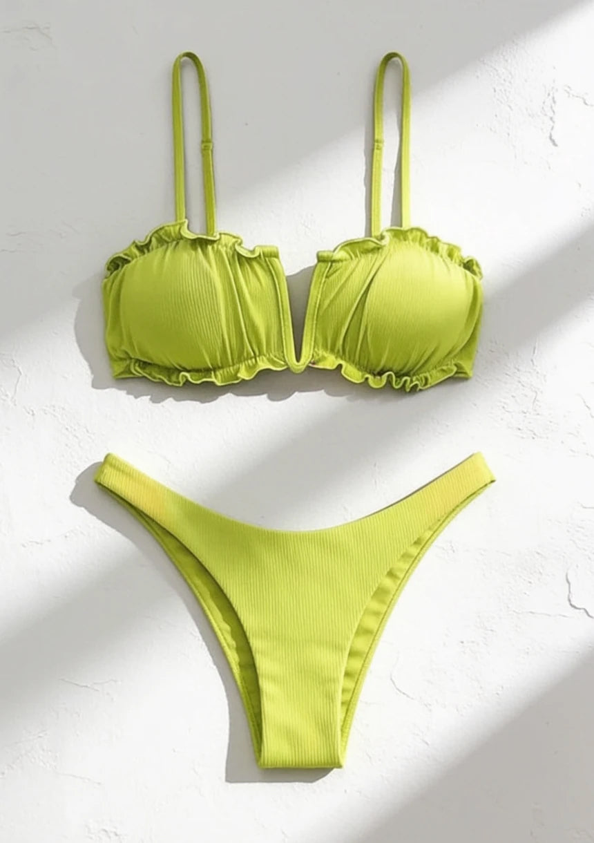 Dwuczęściowy strój kąpielowy bikini push-up