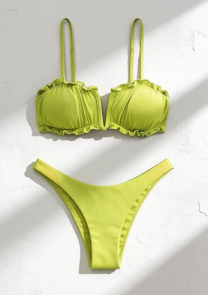 Dwuczęściowy strój kąpielowy bikini push-up