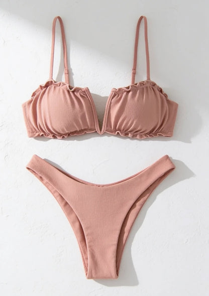 Dwuczęściowy strój kąpielowy bikini push-up