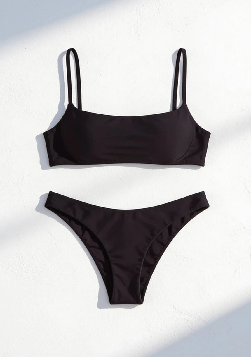 Dwuczęściowy strój kąpielowy bikini w formie topu