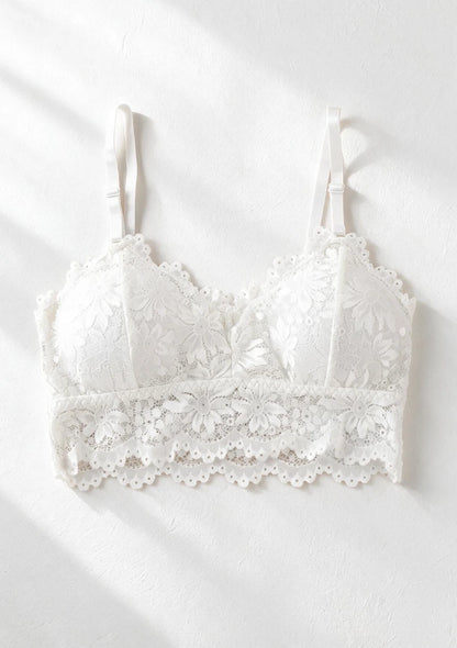 Koronkowy biustonosz bralette bez fiszbin