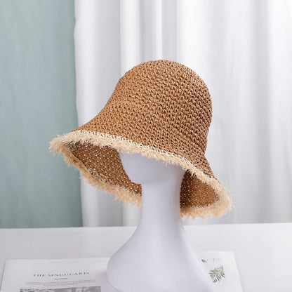  Pleciony kapelusz bucket hat