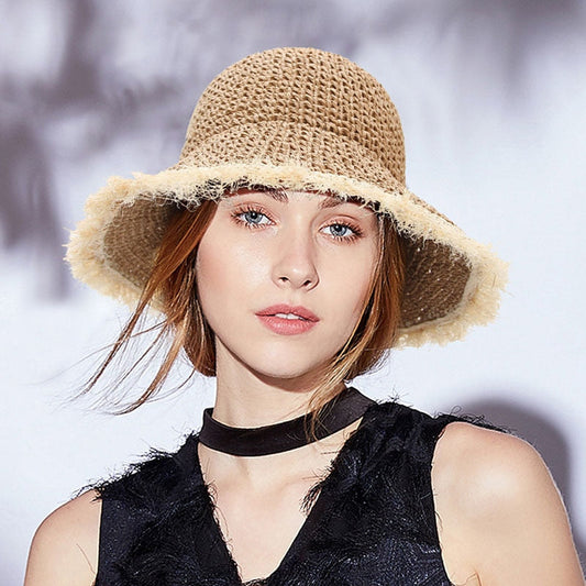  Pleciony kapelusz bucket hat
